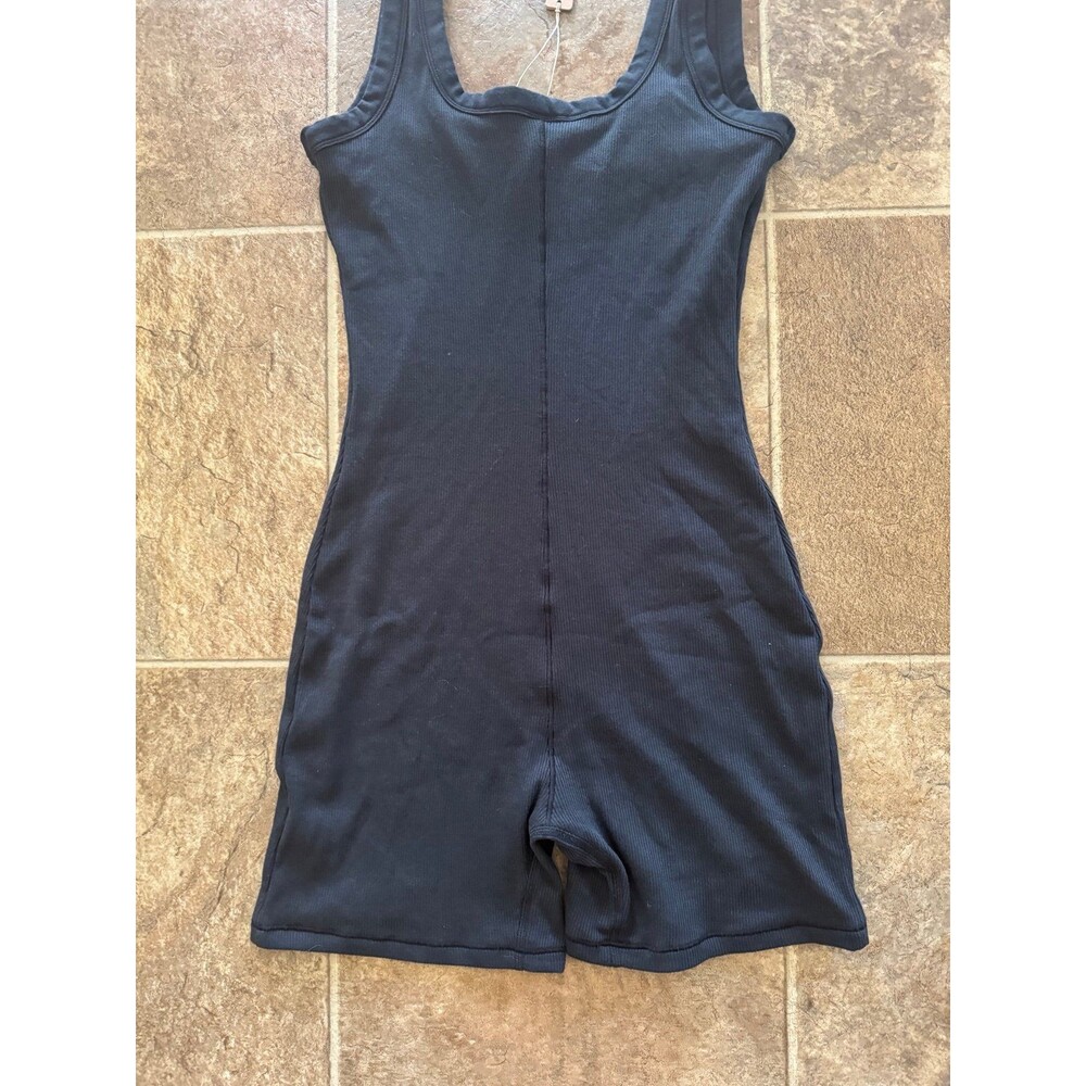 Skims Cotton Rib Onesie Soot Size Small - Picture 10 of 10
